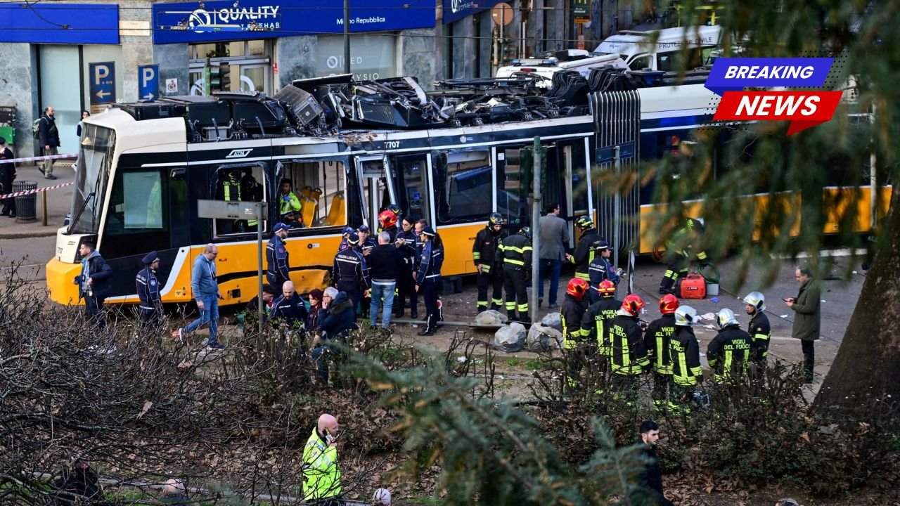 Deragliamento di un tram in Italia: incidente in Viale Vittorio Veneto Centrale provoca due morti e decine di feriti