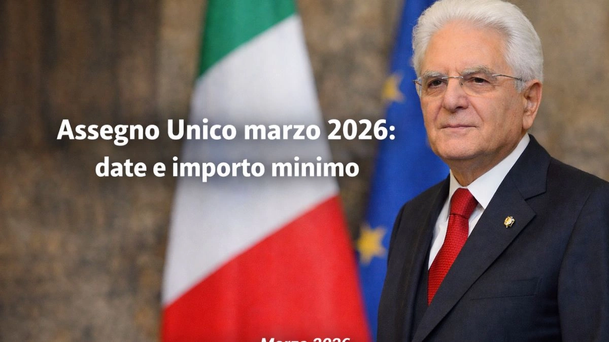 Assegno Unico marzo 2026 date e importo minimo