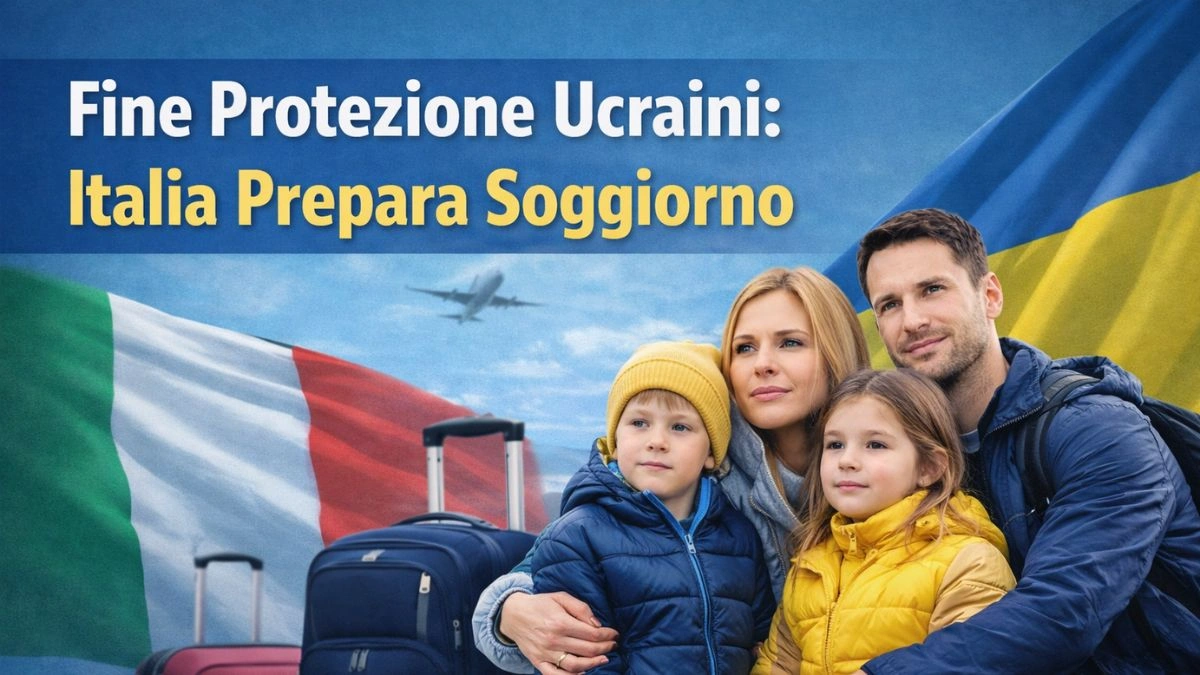 Fine protezione Ucraini Italia prepara soggiorno